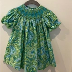 Paisley smock dress